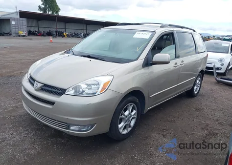 2005 Toyota Sienna Xle z USA, uszkodzony, nr VIN 5TDBA22C95S049565